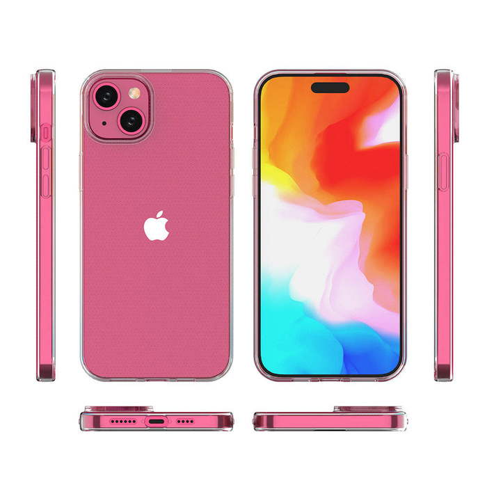 Coque iPhone 15 Plus de la série Ultra Clear de couleur transparente