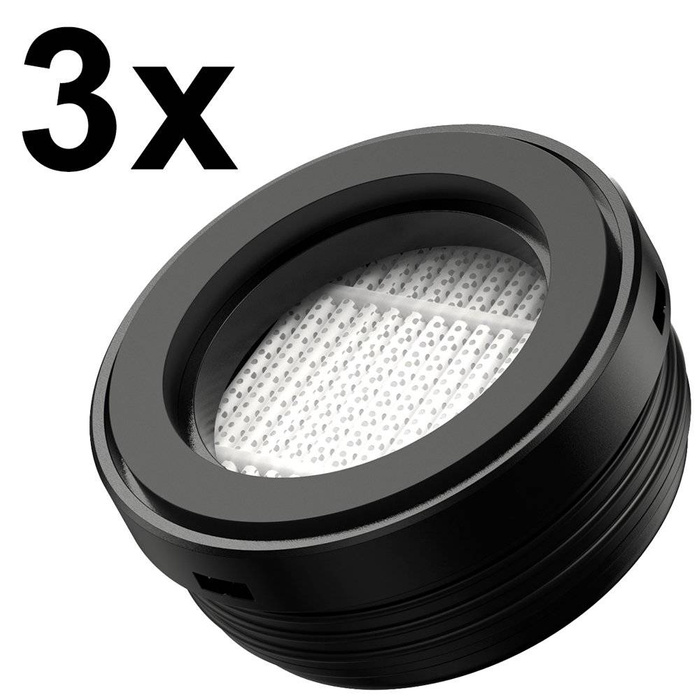 Baseus 3x filter cartridge for the Baseus A2 car vacuum cleaner black (CRXCQA2-A01)