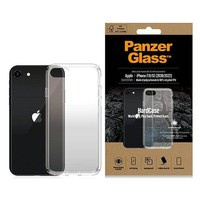 PanzerGlass HardCase iPhone SE 2022 / SE 2020 / 7 / 8 Antibakteriell Militärische Qualität Mandarine transparent 0377