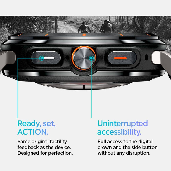 Bracelet Spigen Galaxy Watch FIT LITE SAMSUNG ULTRA (47 MM) NOIR