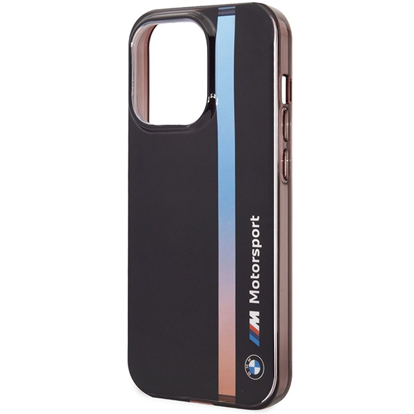 Cover BMW BMHCP14L22HVGV iPhone 14 Pro 6,1" nero/nero IML Tricolor Stripe