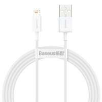 Baseus Superior Câble  USB - Lightning 2,4A 1,5 m Blanc (CALYS-B02)