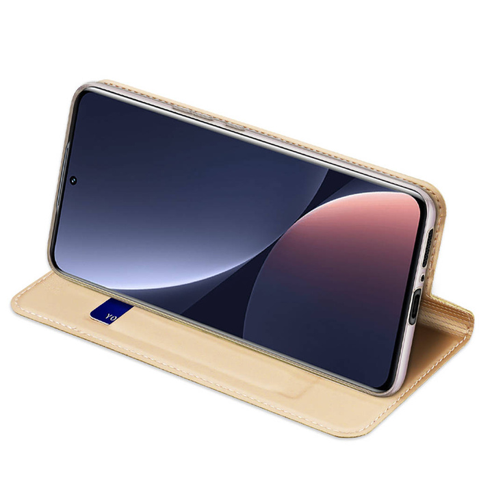 Etui Dux Ducis Skin Pro Xiaomi 13 Pro Flip Card Wallet Gold Stand