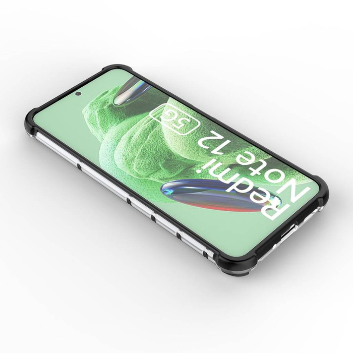 Voštinové pouzdro pro Xiaomi Redmi Note 12 5G / Poco X5 5G obrněný hybridní kryt černý