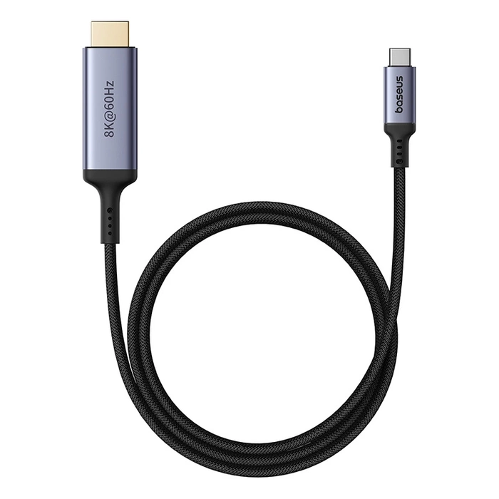 USB-C - HDMI kabel Baseus BS-OH064 8K 60Hz 1,5m - černý