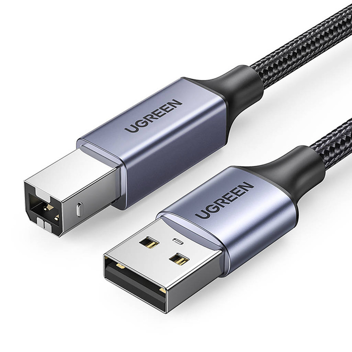 Ugreen cavo stampante USB tipo B (maschio) - USB 2.0 (maschio) 480 Mbps 5 m nero (US369 90560)