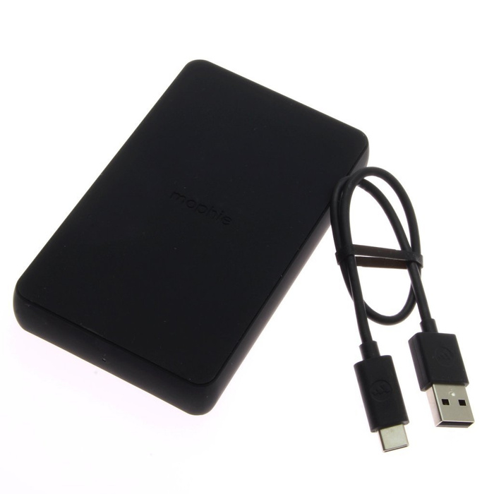 Mophie Powerstation Wireless 6040mAh black powerbank with 5W inductive charging
