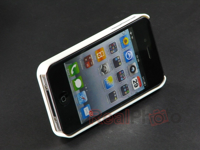 Cover iPhone 4 4S URBAN PREFER Coin 4 Bianco