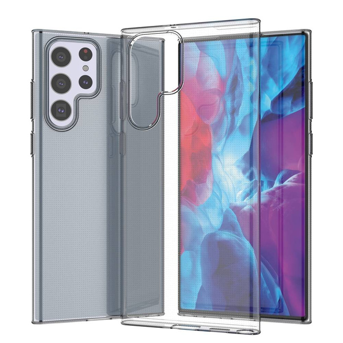 Gelový kryt pouzdro Ultra Clear 0,5 mm Samsung Galaxy S22 Ultra clear