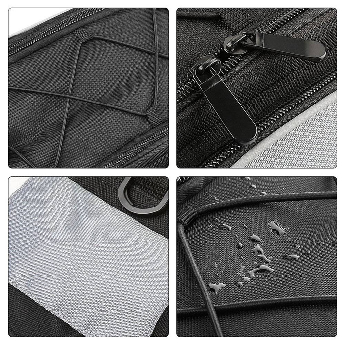 Sac porte-vélo Wozinsky avec bandoulière 13l noir (WBB1BK)