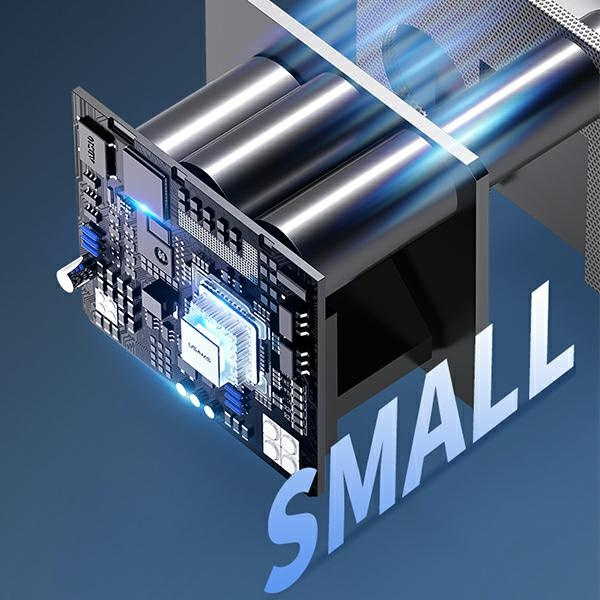 Caricatore USAMS 1xUSB-C T36 Mini 20W + Cavo USB-C Apple Lightning PD3.0 Ricarica veloce Bianco