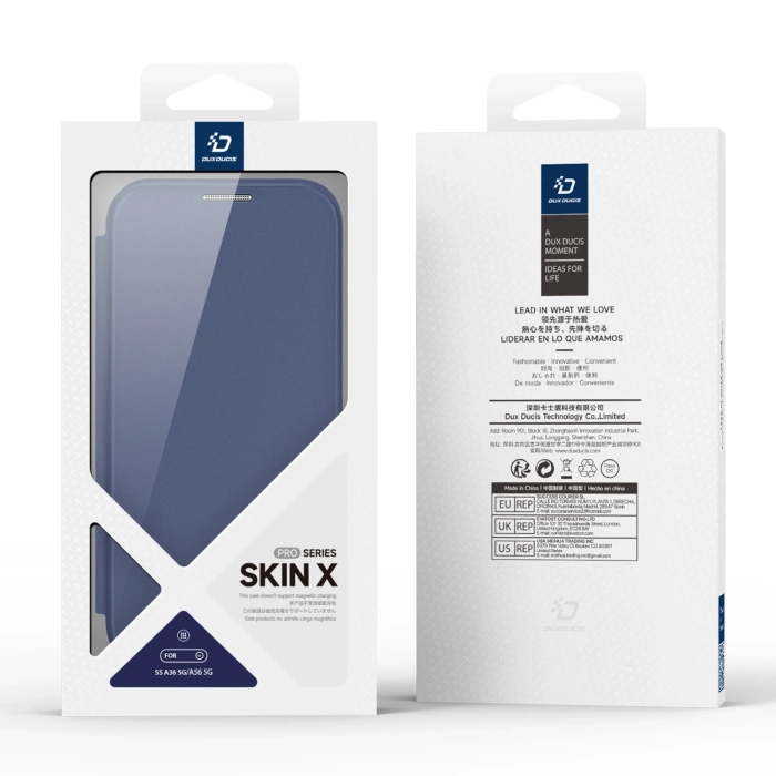 Dux Ducis Skin X Pro Hülle für Samsung Galaxy A36 5G/A56 5G - Blau
