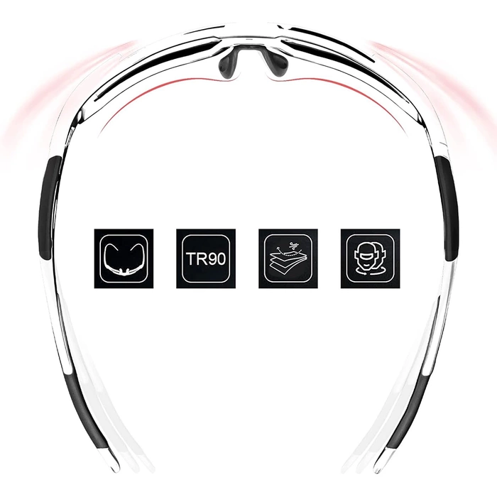 Rockbros 10183 polarizing cycling glasses - blue