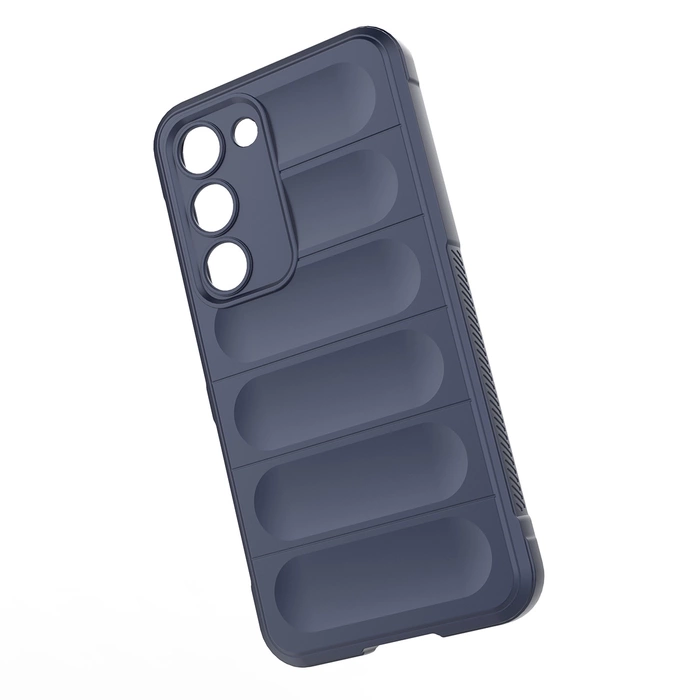 Magic Shield Case für Samsung Galaxy S23+ flexible gepanzerte Hülle blau