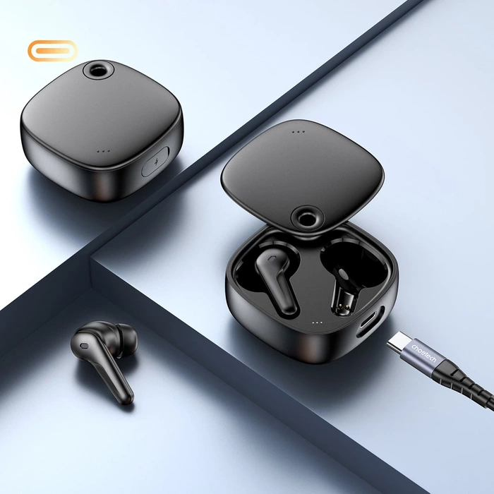 Choetech BH-T17 wireless TWS ANC ENC IPX6 headphones - black