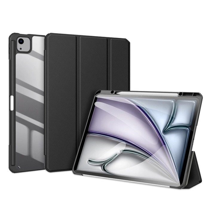 Dux Ducis Toby case with flap and stand for iPad Air 13&quot; 2024 / iPad Pro 12.9&quot; 2018-2022 - black