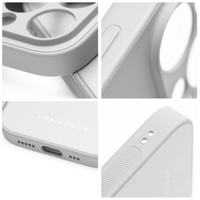 Roar Gehäuse MATTE Glas Case - für iPhone XS Stahl