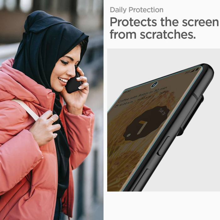 Spigen NEO FLEX 2-PACK GOOGLE PIXEL 7 PRO Película de pantalla HIDROGEL TRANSPARENTE