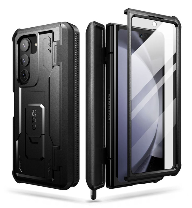 Hülle Tech-Protect Kevlar Pro Stift Galaxy Z Fold 5 Schwarz Case