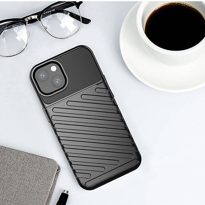 Cover corazzata flessibile Thunder Case per iPhone 13 mini nera