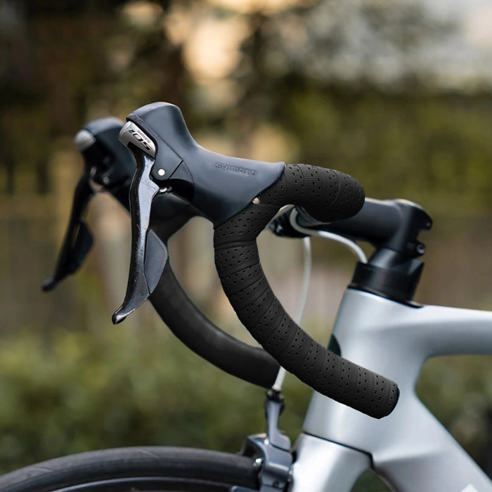 Rockbros Lenkerband Perforiert Silikon - Schwarz