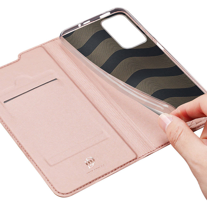 Dux Ducis Skin Pro Holster Cover Flip Cover für Poco M4 Pro 5G rosa