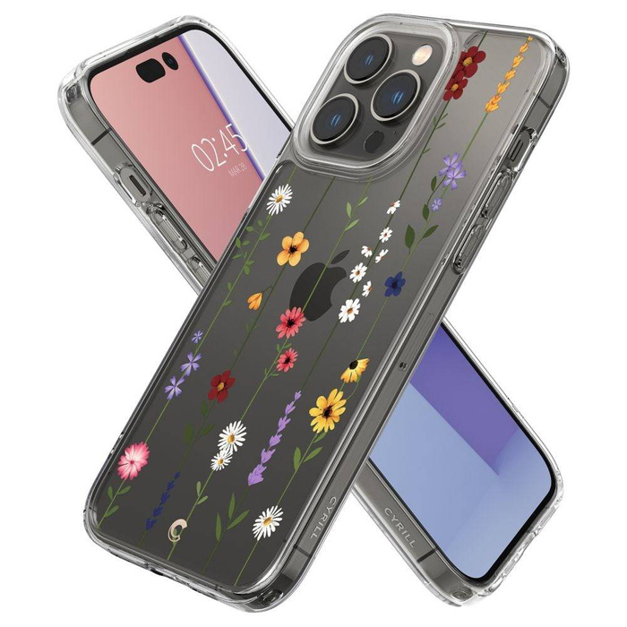 Coque Spigen IPhone 14 PRO CYRILL CECILE JARDIN DE FLEURS