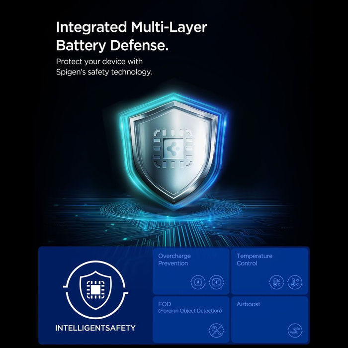 SPIGEN EV15MAQ ESSENTIAL MAGNETIC MAGSAFE VENT CAR MOUNT WIRELESS CHARGER 15W Qi2 BLACK