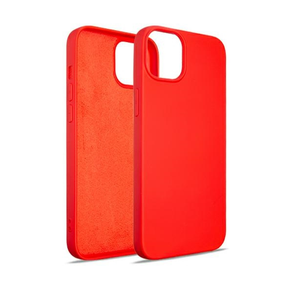 Beline Etui Silicone iPhone 15 Plus6.7" czerwony/red