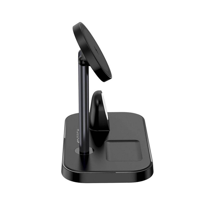 TECH-PROTECT QI15W A22 3IN1 MagNETIC MagSafe WIRELESS CHARGER BLACK