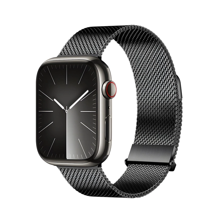 Dux Ducis Armband Milanese Pro für Apple Watch 42/44/45/49 mm – Schwarz