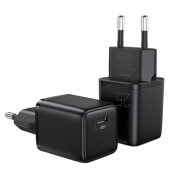 Joyroom small fast nabíječka USB Type C PD 25W EU plug black (L-P251)