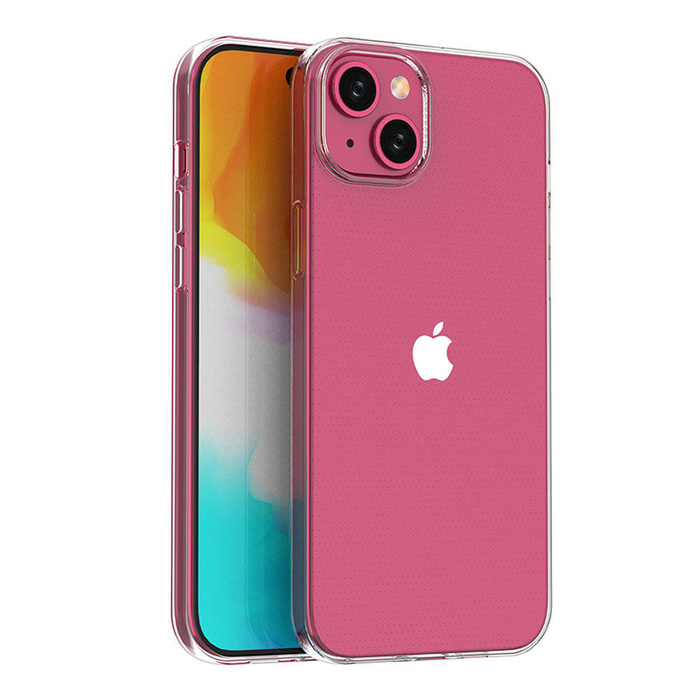 Coque iPhone 15 Plus de la série Ultra Clear de couleur transparente