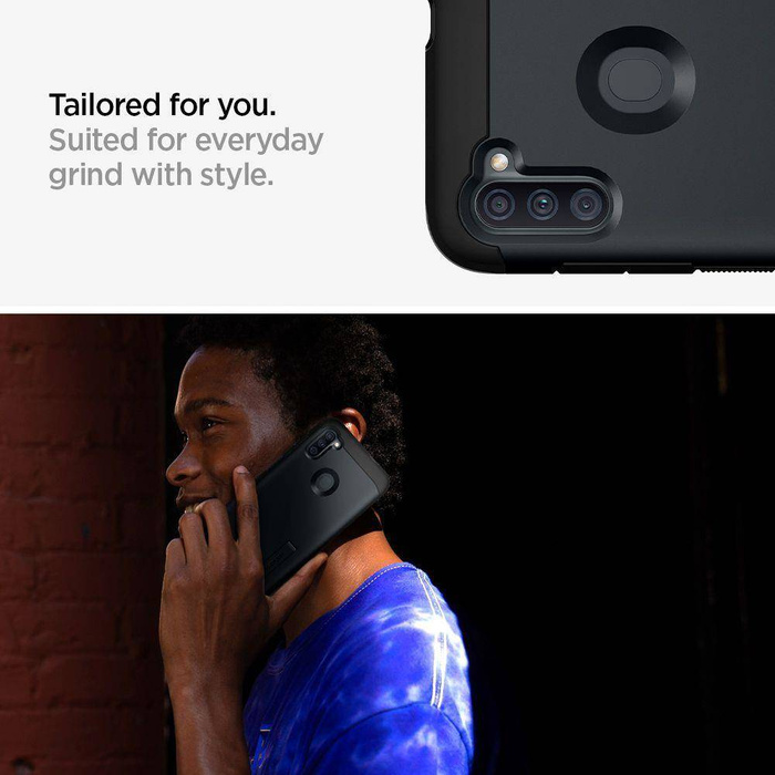 Cover SPIGEN Tough Armor Galaxy A11 Metal Slate Grey Case