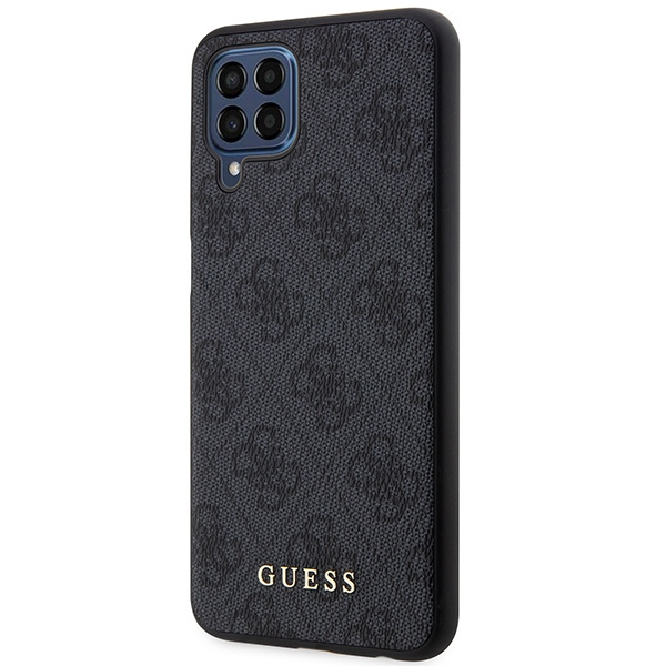 Guess GUHCSM33G4GFGR M33 5G M336 gris/gris dur case 4G Metal Gold Logo