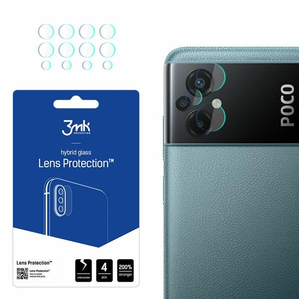 3mk Objektiv Schutz Xiaomi Poco M5 Schutz für Kameraobjektiv 4pcs