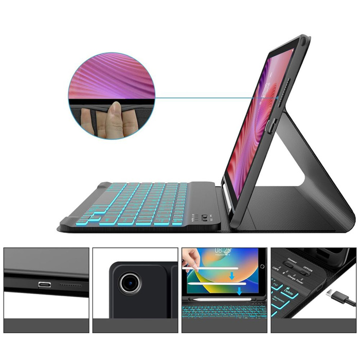 TECH-PROTECT SC PEN + KEYBOARD LENOVO TAB 10.1 TB-311 BLACK