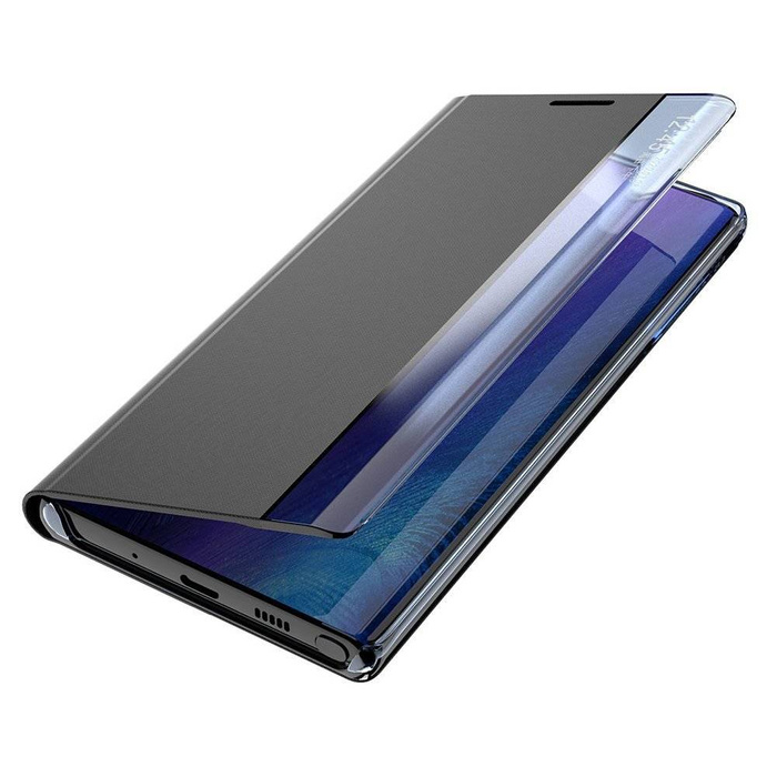 Sleep Case Custodia tipo libreria con Smart Window per Xiaomi Redmi K40 Pro+ / K40 Pro / K40 / Poco F3 blu