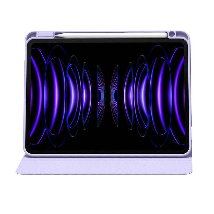 Baseus Minimalist Series IPad PRO 12.9 Magnetic protective case (purple)