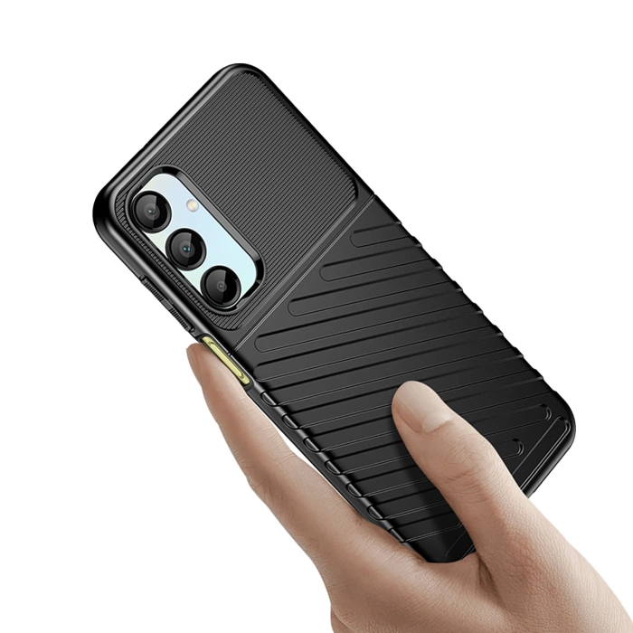 Thunder Case for Samsung Galaxy A16 / A16 5G Silicone Armored Cover - Black