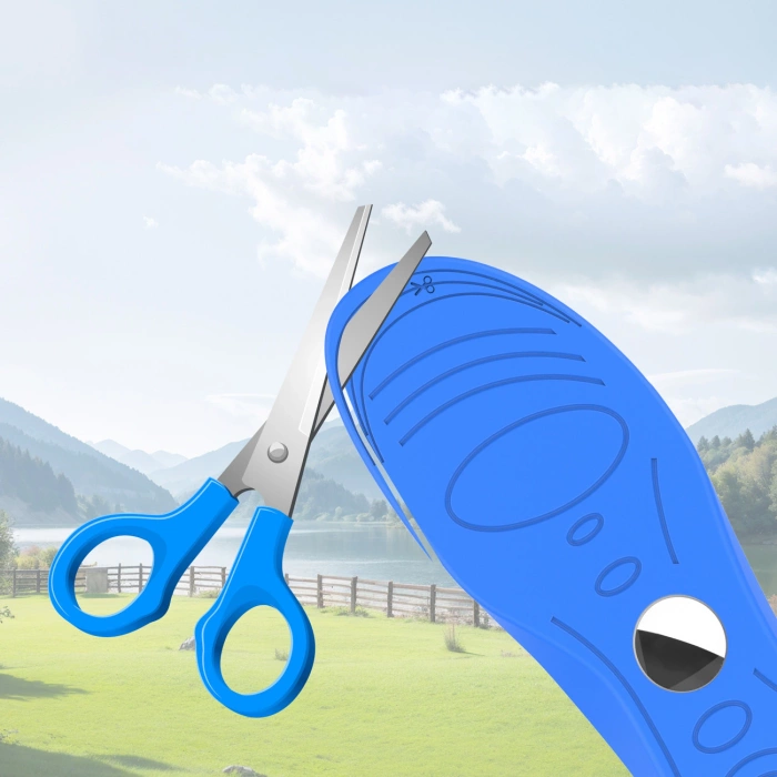 Schuheinlagen - Schutzhülle für AirTag (155mm-170mm) - blau