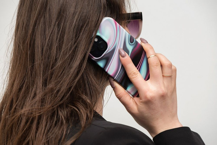 FORCELL F-PROTECT Mirage futerał kompatybilny z MagSafe do IPHONE 15 Plus glow