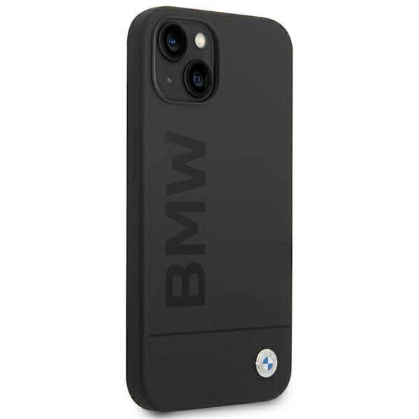 Hülle BMW BMHMP14MSLBLBK iPhone 14 Plus 6,7" schwarz/schwarz hartcase Silikon Signature Logo MagSafe