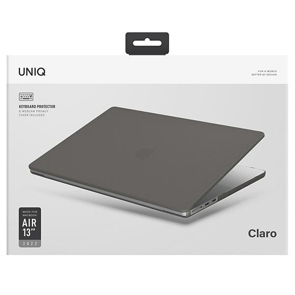 UNIQ case Claro MacBook Air 13 (2022) grey/smoke grey