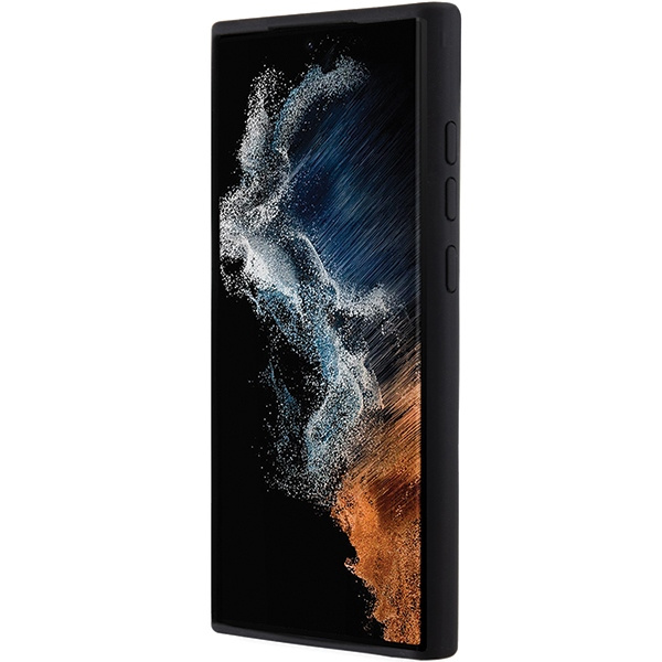 Etui Karl Lagerfeld KLHCS23LSMHKCNPK Galaxy S23 Ultra S918 hardcase czarny/black Silicone Karl&Choupette Metal Pin