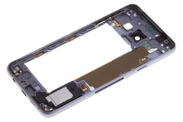 Custodia telaio corpo SAMSUNG Galaxy A3 2016 grigio grado B
