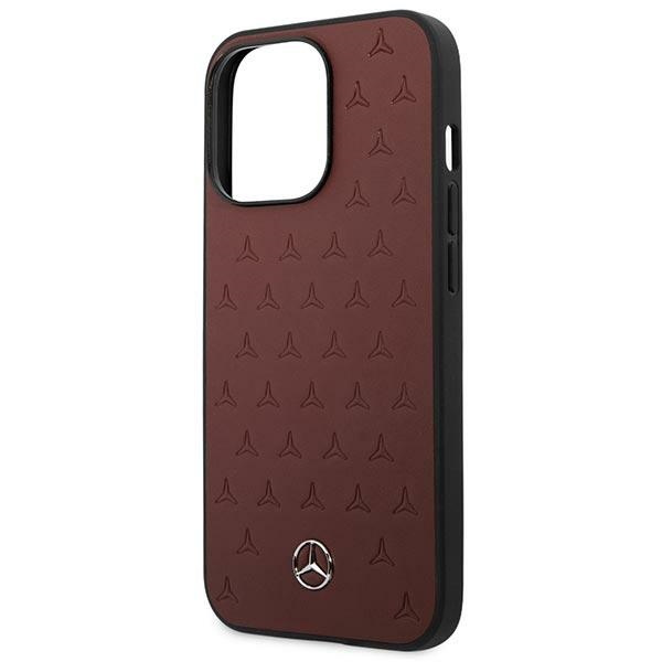  MERCEDES   13 Pro Leather Stars Pattern Red Hardcase