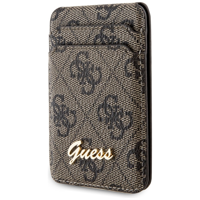 Guess Cartera Tarjetero GUWMSHG4SHW marrón/marrón MagSafe 4G Classic Logo
