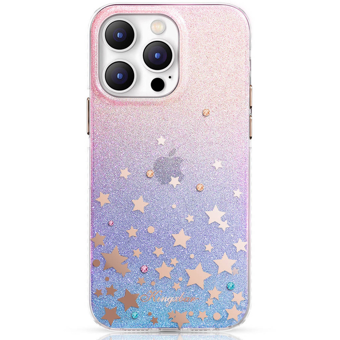 Kingxbar Heart Star Series Hülle für iPhone 14 Pro Max Abdeckung Rückseite Zodiac Rückseite