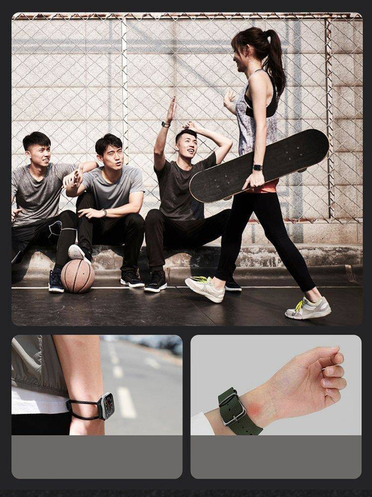 Baseus Strap Band Armband für Apple Watch 38 mm / 40 mm weiß (lbapwa4-a24)